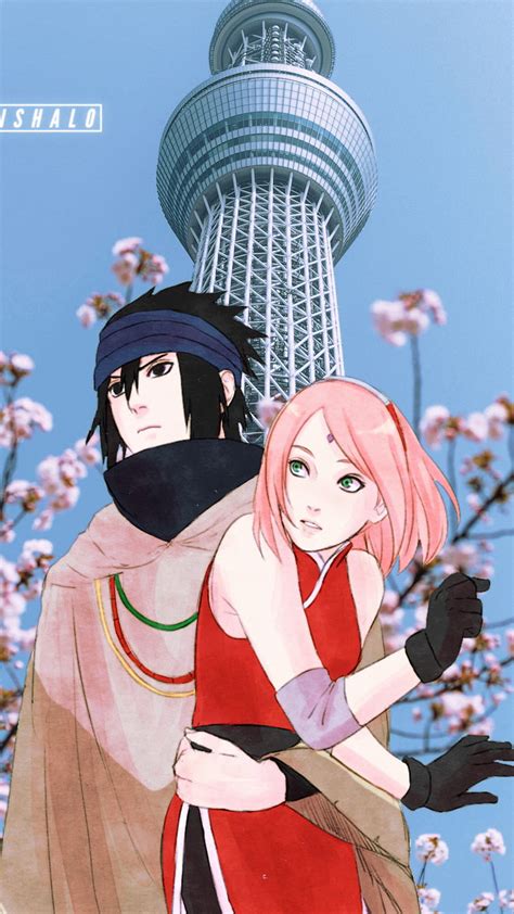 1080p Descarga Gratis Sasuke Y Sakura Anime Japón Naruto Tema