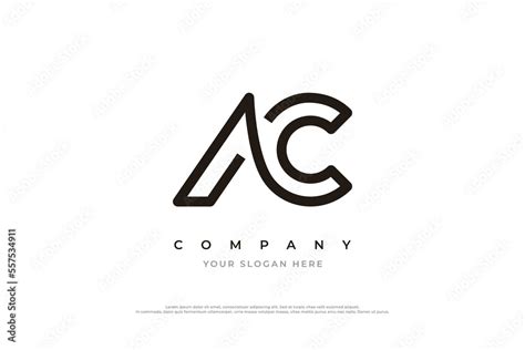 Initial Letter AC Logo Design Vector Template Stock Vector | Adobe Stock