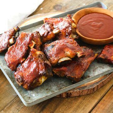 Keto Ribs With BBQ Sauce & Dry Rib Rub (Low Carb, GF)