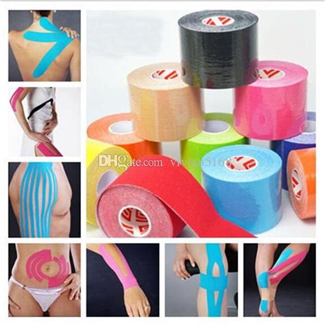 Retail 5cm 5m Kinesiology Kinesio Roll Cotton Elastic Adhesive Muscle