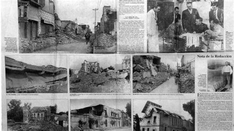 1944 Así Reflejaron Los Diarios El Peor Terremoto De La Historia En