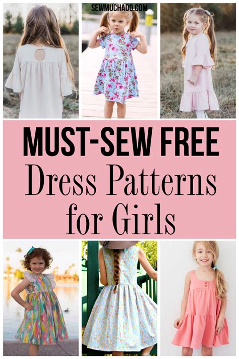 Free Must Sew Dress Patterns For Girls Sew Much Ado