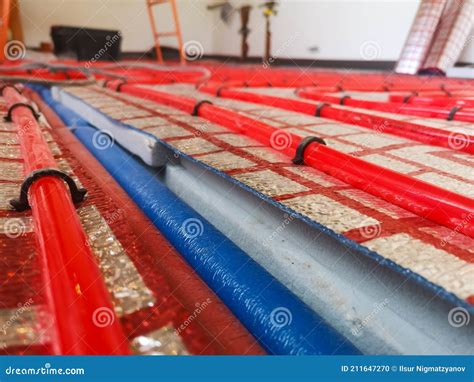 Cross Linked Polyethylene Heating Pipes For Underfloor Heating On A