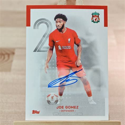 Yahoo オークション ジョーゴメス 2022 23 Topps Liverpool Team S