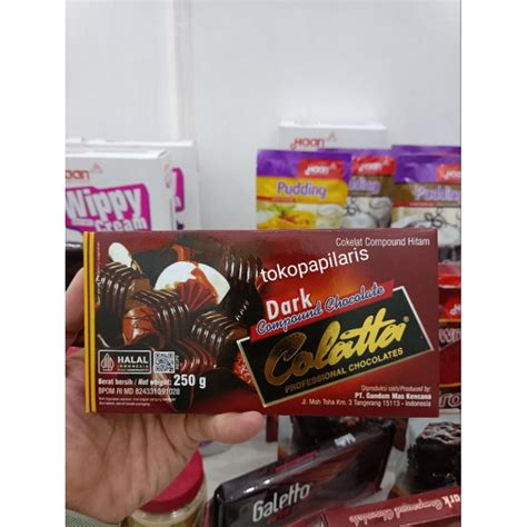 Jual Colatta Dark Compound Chocolate Coklat Batang 250gr Shopee Indonesia