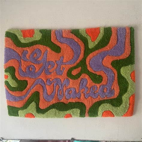 Tufted Rug With Get Naked Ft X Ft DM Me If Depop