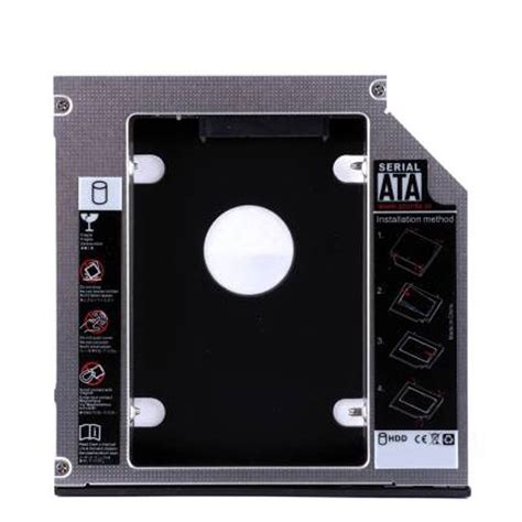 12 7mm Universal 2nd HDD SSD Hard Drive Caddy For CD DVD ROM Optical 2