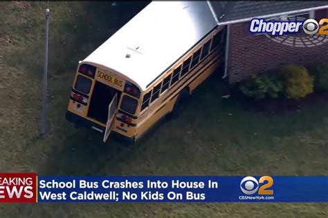 School Bus Crashes Into Side Of Nj House Driver Charged With Dui