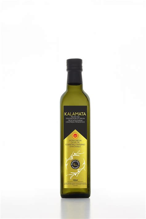 Greek Extra Virgin Olive Oil Kalamata Messinia Pdo Cold Extraction Koroneiki Variety Low