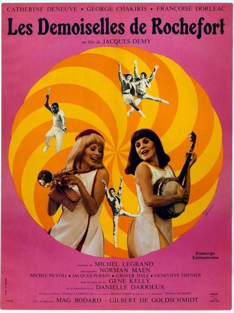 Jacques Demy Affiche Les Demoiselles De Rochefort Avec Images Les