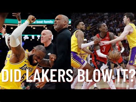 Did The Lakers Blow It YouTube