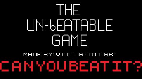 Vittorio Corbo's Un-BEATable Game | 2024 Entry | Independent Games Festival