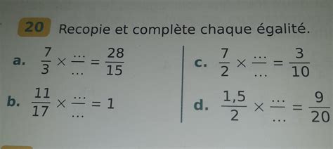 Bonjour Qui Pourrait M Aider Pour Mon Excercice De Math Svp Merci