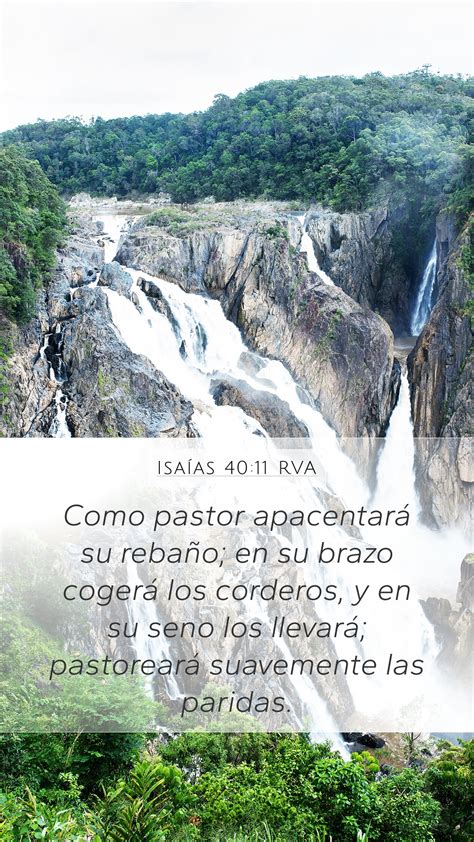 Isaías 40 11 RVA Mobile Phone Wallpaper Como pastor apacentará su