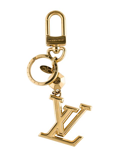 Louis Vuitton LV Facettes Bag Charm and Key Holder - Gold Keychains