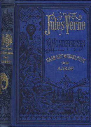 Jules Verne Naar Het Middelpunt Der Aarde Textuur Linnen