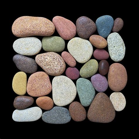 An Abstract Fine Art Photograph of Bright and Colourful Pebbles ...