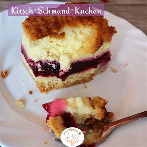 Saftig Luftiger Kirsch Schmand Kuchen Mit Streusel Vom Blech