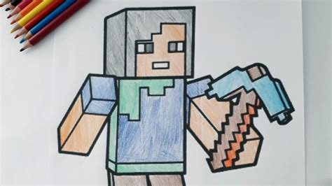 Colorindo Minecraft Veja Só Como Ficou Youtube