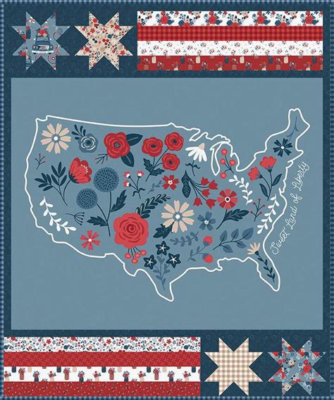 Sweet Land Of Liberty Quilt Kit Red White And True Riley Blake