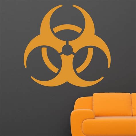 Biohazard Symbol Wall Sticker Decal World Of Wall Stickers