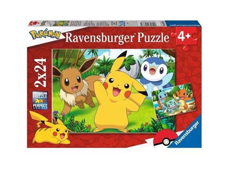 Puzzle Pokémon 2x24 Piezas Ravensburger 5668 Juguetilandia