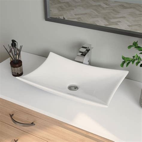 Deervalley Deervalley Prism Rectangle Ceramic Solid Surface Vessel Sink