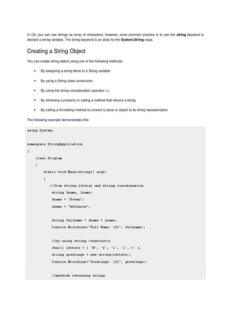 Strings | String (Computer Science) | Array Data Structure