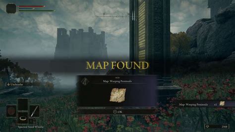 Elden Ring Weeping Peninsula Map Fragment Location Hold To Reset