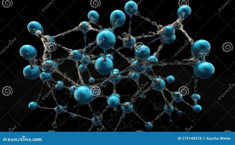 Intricate Molecules Revealed A Detailed Molecular Structure In