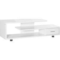 Shop HOMCOM White Gloss TV Stands Up To 35 Off DealDoodle