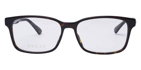 Gucci Gg0826o Eyeglasses Men Havana Rectangle 55mm New 100 Authentic Ebay