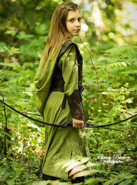 Girls Tauriel Warrior Elf Hobbit Lotr Cosplay Comicon Costume