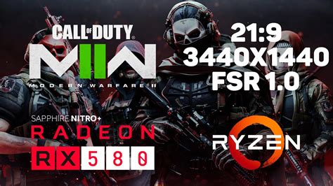 Call Of Duty MW 2 BetaRyzen 1600 RX 580 8GB Sapphire Nitro 21 9