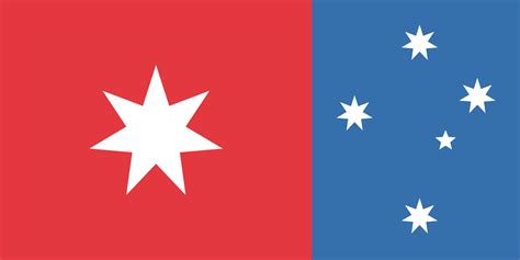 Australian Labor Party Flag Redesign Based on Logo : r/vexillology