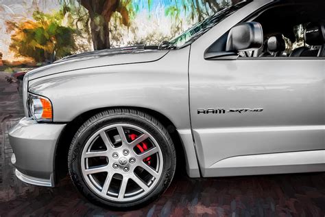 2004 Dodge Ram Srt 10 Viper Truck Painted Photograph By Rich Franco