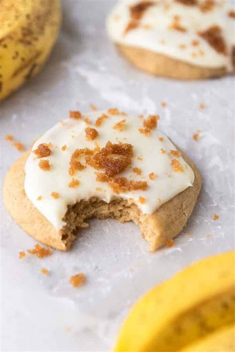 Crumbl Banana Bread Cookies With Cream Cheese Glaze Lifestyle Of A Foodie