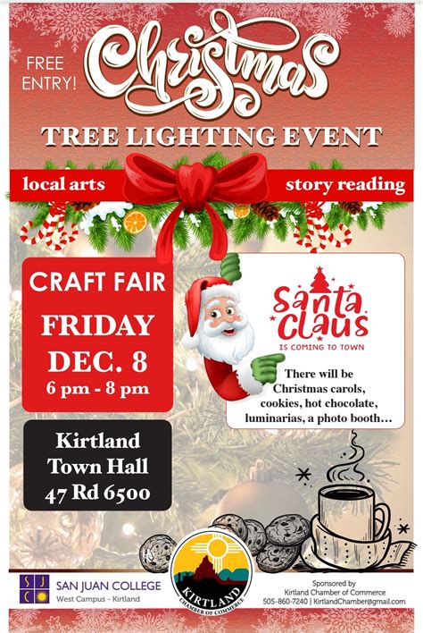 Christmas Tree Lighting – December 8th 2023!! – Kirtland Chamber of Commerce