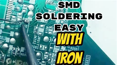 DIY SMD Soldering Using Regular Soldering Iron SurfaceMountDevice