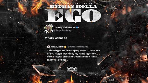 Hitman Holla Ego Eazy The Block Captain Diss Official Music Video