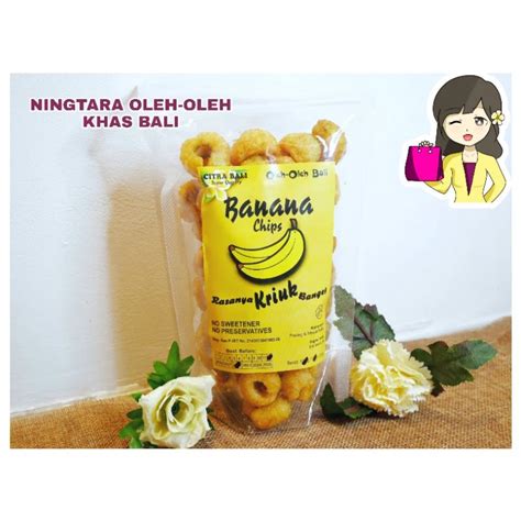 Jual Banana Chips Rambak Pisang Citra Bali Gr Shopee Indonesia