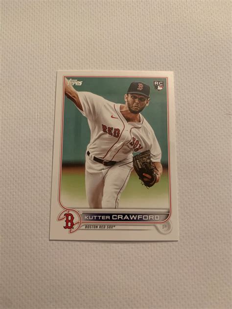 Kutter Crawford Boston Red Sox Series Rookie Topps Baseball