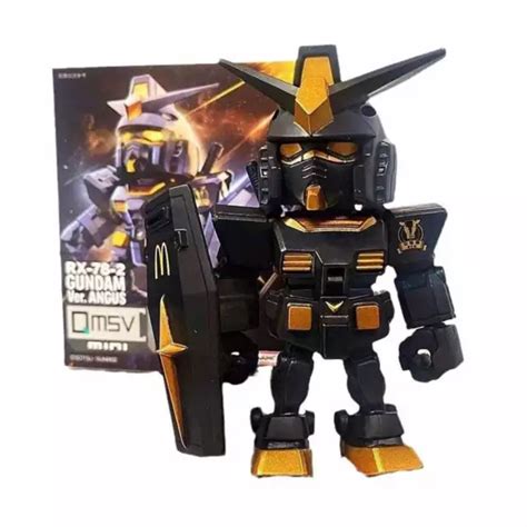 Mcdonald S X Rx Qmsv Mini Gundam Ver Angus Action Figure Model