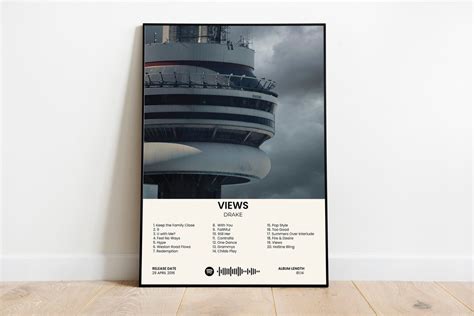 Drake Album Cover Views Album Cover Poster Digital Album - Etsy