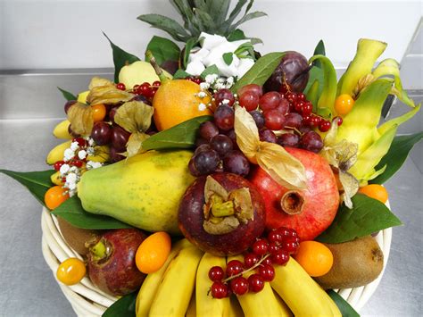 Corbeille De Fruits 5 Kilos Exotique Bouquet De Fruits