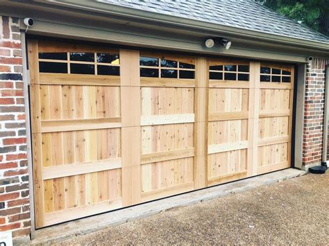 Custom Cedar Wood Garage Doors