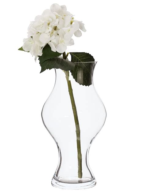 Glass Flower Curvy Vase 35cm Solavia Glassware