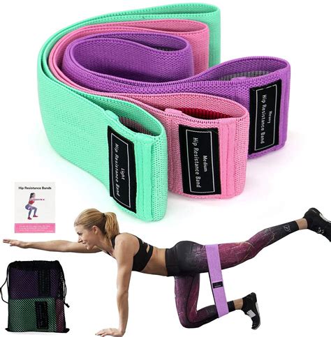 Glute Hip Circle Fabric Resistance Bands Heavy Duty Bands Non Slip