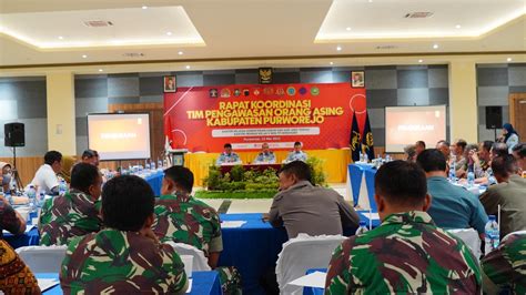 Kantor Imigrasi Wonosobo Selenggarakan Rapat Tim Pora Kabupaten