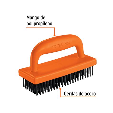 Ficha Tecnica Cepillo Rectangular De Alambre Pinceles Con Mango Truper